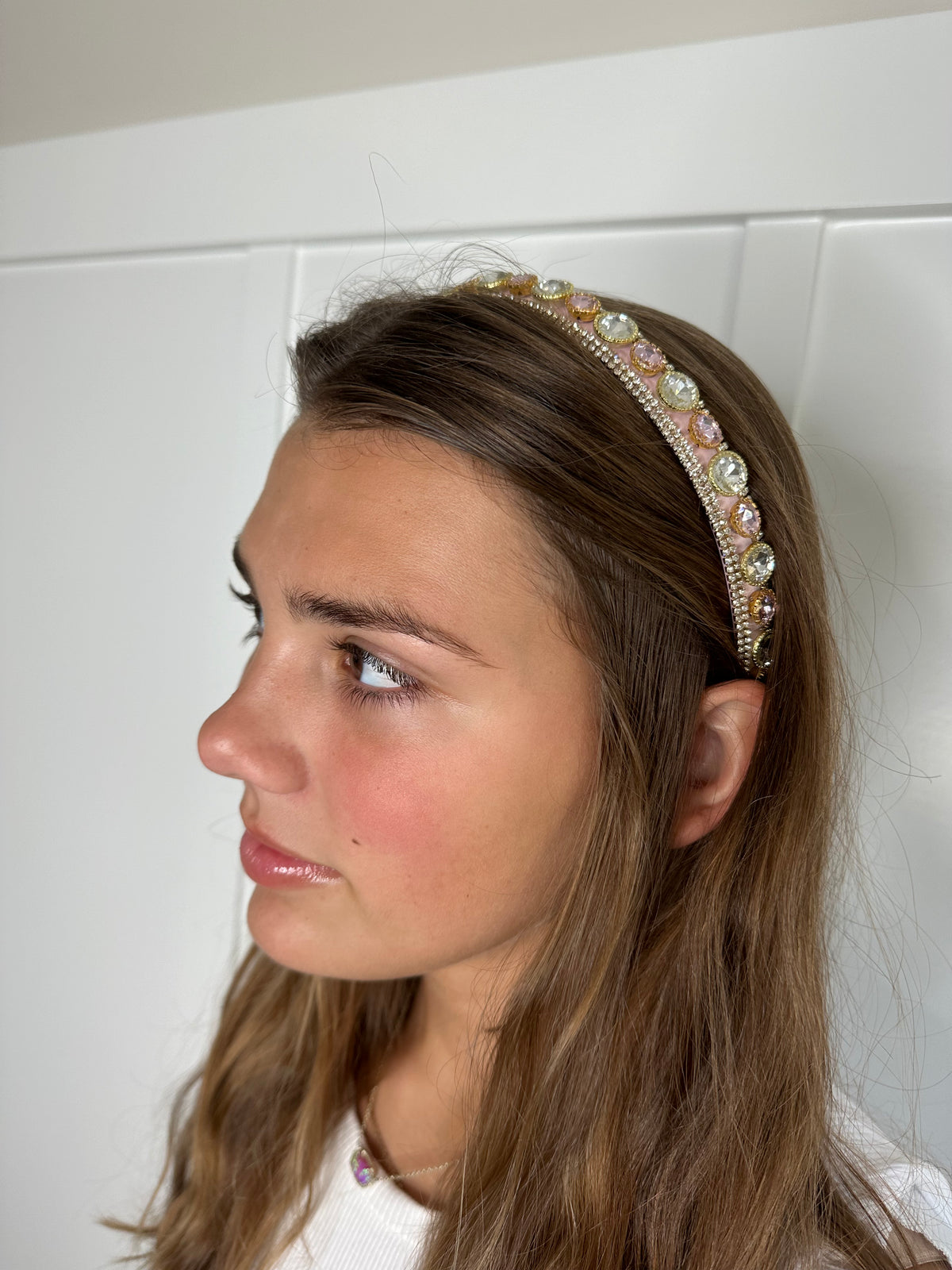 pink jeweled headband – The Caroline Kate Company